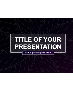 Animated Abstract Background PPT Slide 1