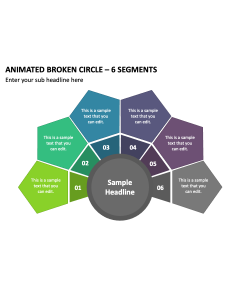 Animated Broken Circle - 6 Segments PPT Thumbnail