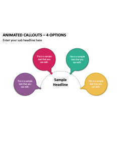 Animated Callouts - 4 Options PPT Thumbnail