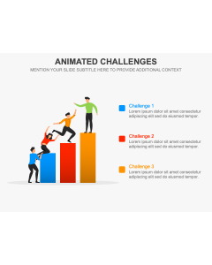 Animated Challenges PowerPoint and Google Slides Template