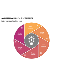 Animated Cicrle - 6 Segments PPT Thumbnail