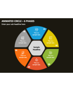 Animated Circle - 6 Phases PPT Thumbnail