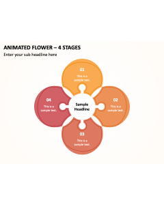 Animated Flower - 4 Stages PPT Thumbnail