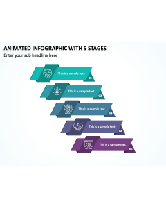 Animated Infographic with 5 Stages PPT Thumbnail