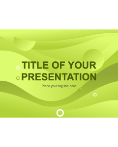 Animated Modern Liquid Background PPT Slide 1