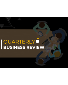 Animated Quarterly Business Review PPT Slide 1