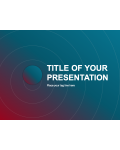 Animated Sphere Background PPT Slide 1