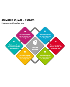 Animated Square - 6 Stages PPT Thumbnail