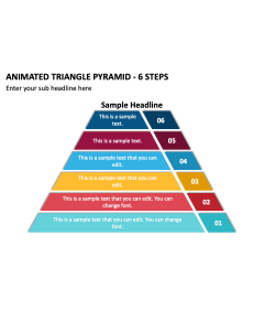 Animated Triangle Pyramid - 6 Steps PPT Thumbnail