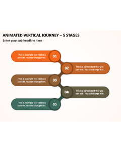 Animated Vertical Journey - 5 Stages PPT Thumbnail