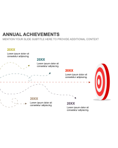 Annual Achievements PPT Slide 1