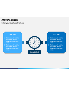 Annual Clock PPT Slide 1