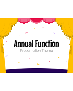 Annual Function Theme PPT Thumbnail