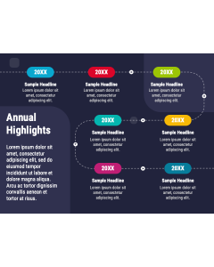 Annual Highlights PPT Slide 1