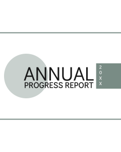 Annual Progress Report PPT Slide 1