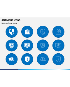 Antivirus Icons PPT Slide 1