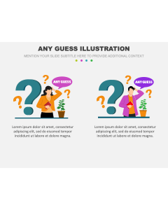 Any Guess Illustration PPT Slide 1