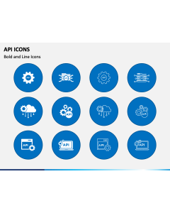 API Icons PPT Slide 1