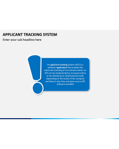 Applicant Tracking System PPT Slide 1