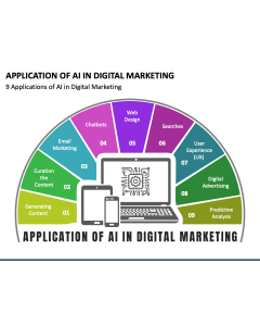 Application of AI in Digital Marketing PPT Slide 1