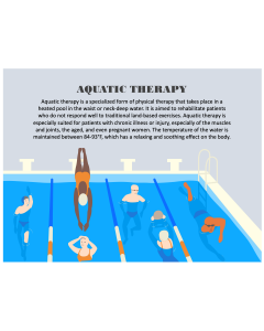 Aquatic Therapy PPT Slide 1