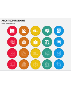 Architecture Icons PPT Slide 1