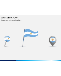 Argentina Flag PPT Slide 1