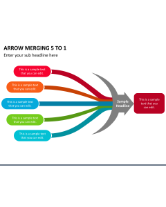 Arrow Merging 5 To 1 Slide 1