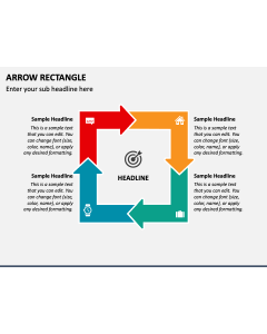 Arrow Rectangle PPT Slide 1
