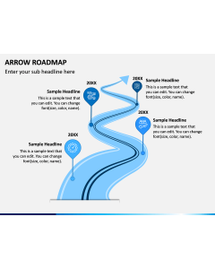 Arrow Roadmap PPT Slide 1