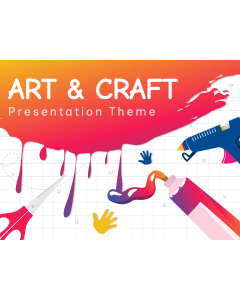 Art and Crafts Theme PPT Thumbnail