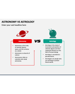 Astronomy Vs Astrology PPT Slide 1