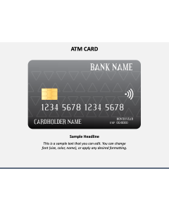 ATM Card PPT Slide 1