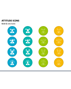 Attitude Icons PPT Slide 1