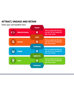 Attract Engage and Retain PPT Slide 1
