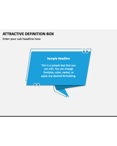 Attractive Definition Box PPT Slide 1