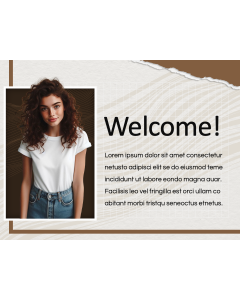 Attractive Welcome Slides for PowerPoint and Google Slides