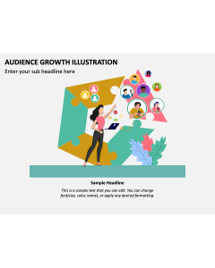 Audience Growth Illustration PPT Slide 1