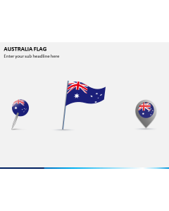 Australia Flag PPT Slide 1