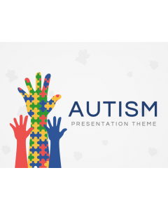Autism Theme PPT Slide 1