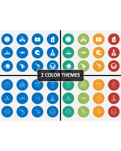 Automotive Icons PPT Cover Slide