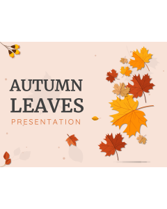 Autumn Leaves Presentation Theme PPT Slide 1