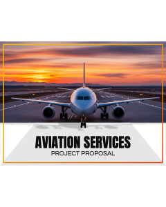 Aviation Services Project Proposal PPT Thumbnail