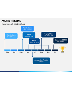 Award Timeline PPT Slide 1