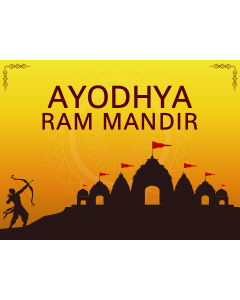 Ayodhya Ram Mandir PPT Slide 1