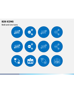 B2b Icons PPT Slide 1