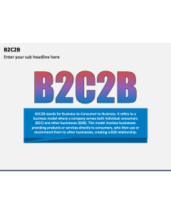 B2C2B PPT Slide 1