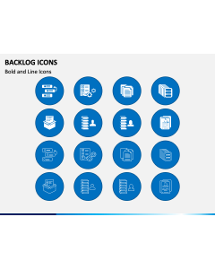 Backlog Icons PPT Slide 1