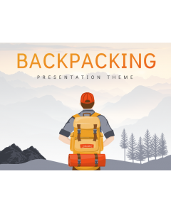 Backpacking Theme PPT Slide 1
