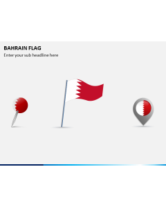 Bahrain Flag PPT Slide 1